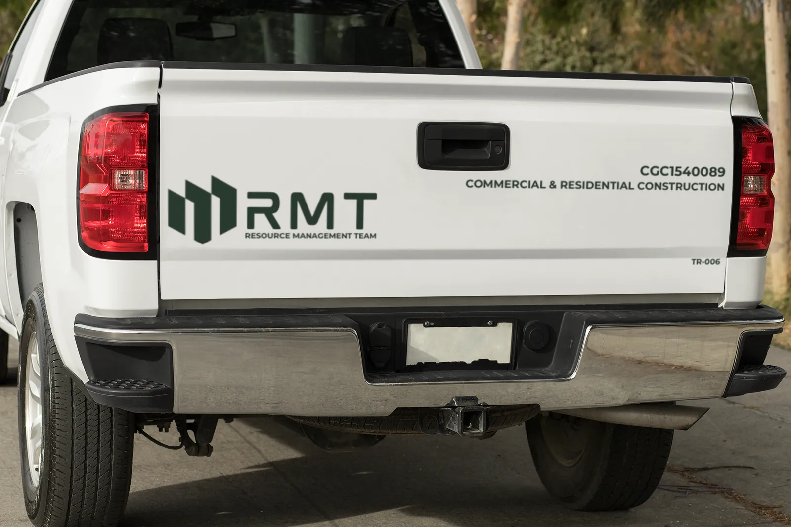 RMT Construction company vehicle